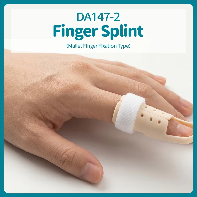 Compatibele PVC Finger Orthotic Sleeve Hammer Finger Fracture Support