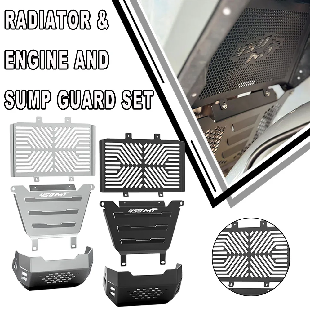 

Motorcycle Accessory Protector Radiator Engine And Sump Guard Cover Set FOR CFMOTO CF MOTO 450MT 450 MT Ibex 450 2024 2025 2026