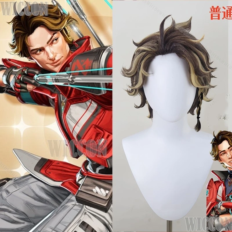 Apeex Sparrow Cosplay Wig Prodigy Customized Hair Styled Halloween Game Accessories Enea Davide Guarino Navidad Carnaval Event