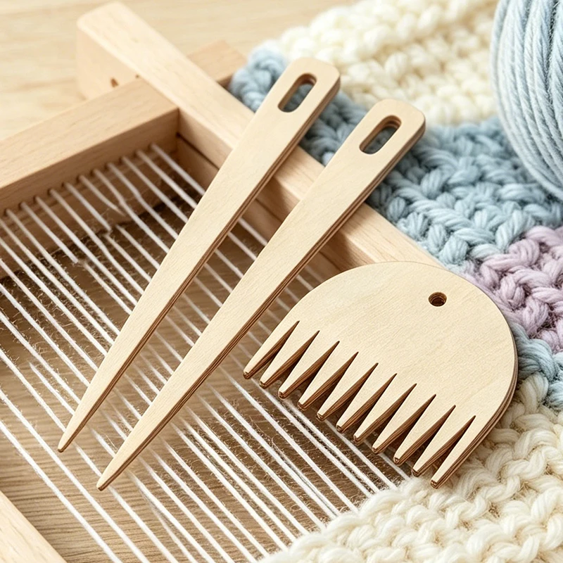 YOMDID 木製手織り棒キット 7点セット、DIY木製織り - Art Craft Stick のレビューと価格