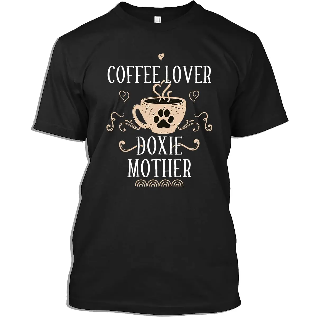 Mother's Day Tshirt Coffee Lover and Doxie Dog Mother Dachshund  Mom Gift T-Shirt for Men Women Graphic Y2K oversized