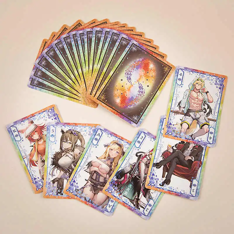 Arknights Poker Game Anime Peripheral Theme Cards Creative Collection of Board Game Playing Cards Anime Cards Gift Toys