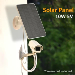 Solar Micro USB and Type-C 2in panel 1 outdoor cell charger, security camera panel, small home light system, 10W, 5V 8 Main Sales Mini Solar Plate - №6