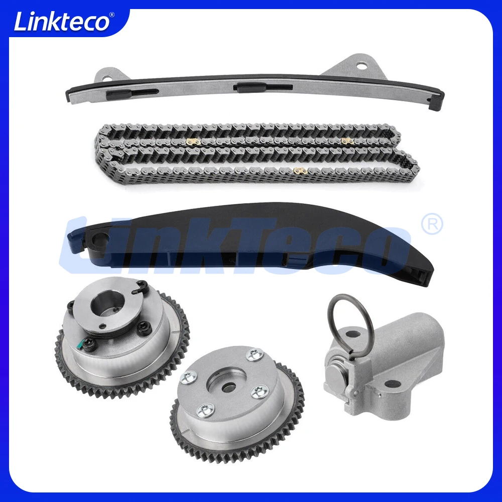 Kit de cadena de distribución para reconstrucción de motor, junta de culata, cojinete de varilla, juego de anillos de pistón, 2,0 L, L4, GAS, G4NC, para Hyundai Kia 2.0L