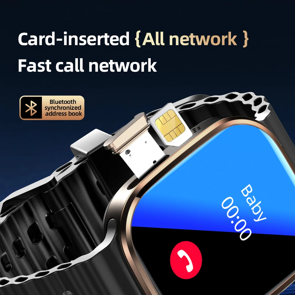 

Смарт-часы P2 с 5G LTE, Android 13.0, AMOLED-дисплеем 2.29'', выдвижной камерой 800W, разблокировкой по лицу/отпечатку пальца, поддержкой SIM-карты