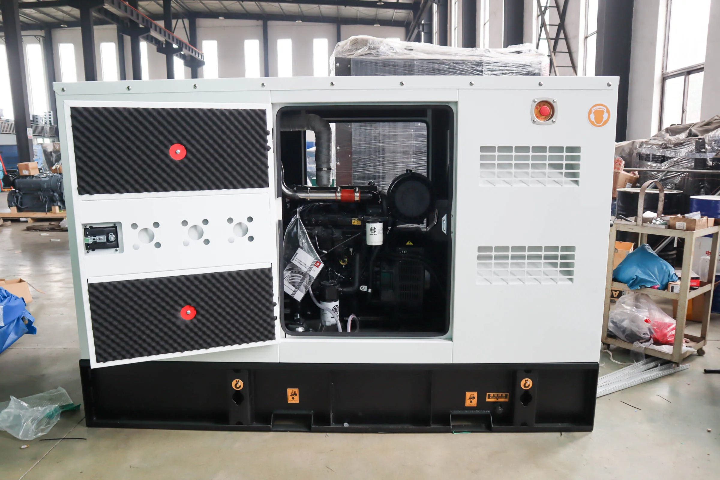 Soundproof Trailer Diesel Generator Set Brushless Alternator Genset For Field Mining Exploration Power Supply