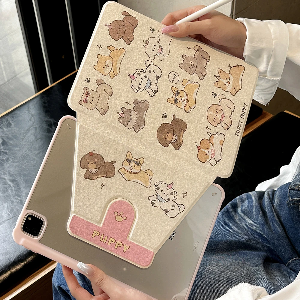 Cute Cartoon Case For iPad Air 11 2024 Pro 13 12.9 11 iPad Air 3 4th 5th Case iPad 10th 10.9 inch 10.2 7th 8th 9th mini 6 Cover