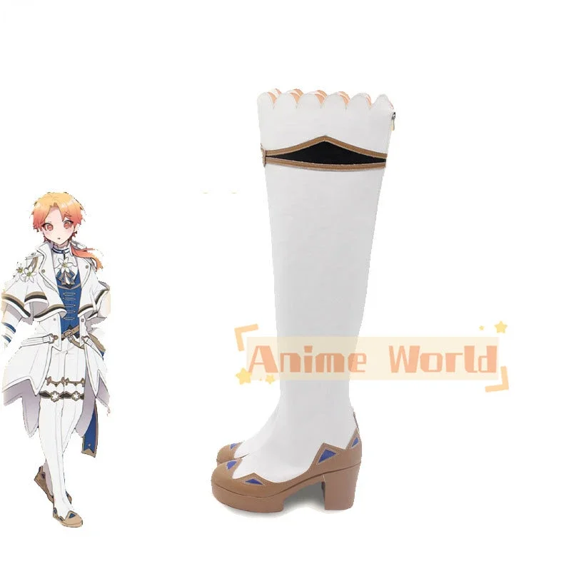 Tenma Tsukasa Cosplay Shoes Game Project Sekai Colorful Stage Cosplay Prop Halloween Carnival Boots PU Leather Shoes Custom Made