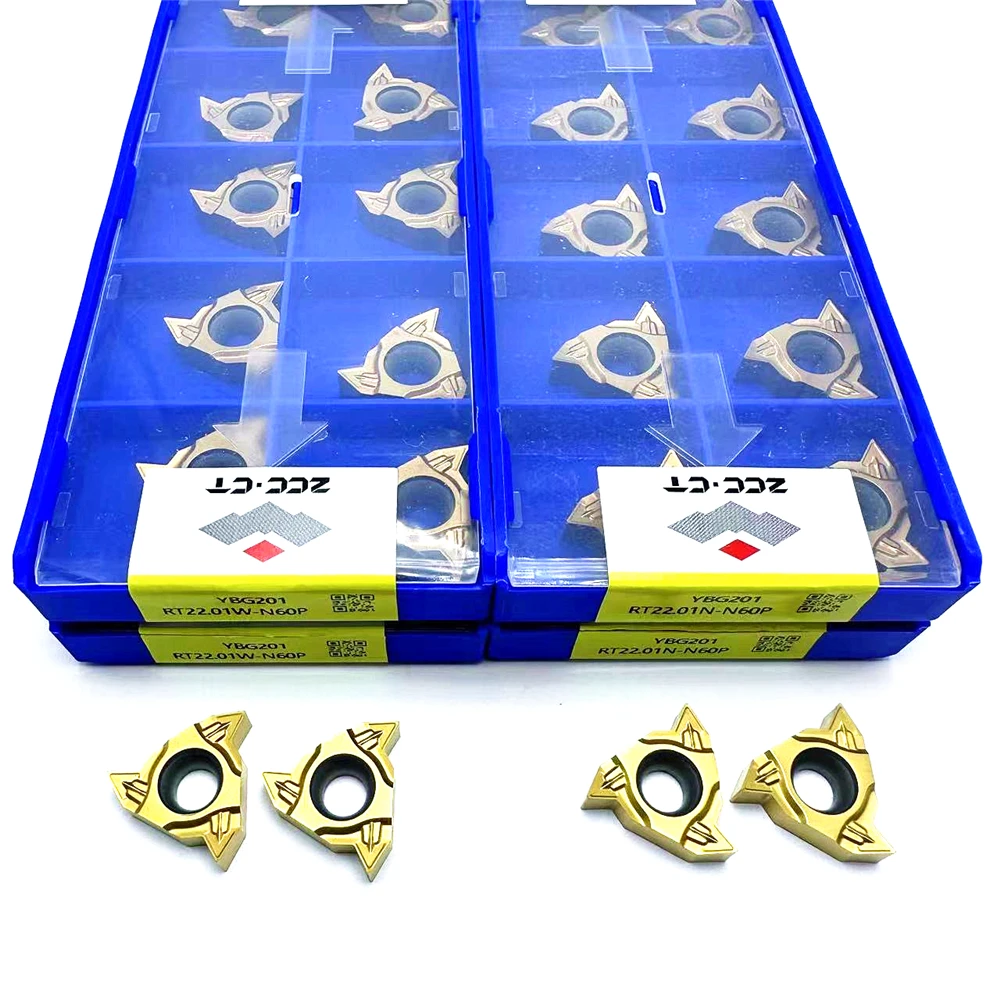 Carbide Inserções Thread Turning Tool Rt16.01 Rt22.01 Cnc Torno Aço Processamento de Alta Qualidade Thread Cutting Zcc.ct-original