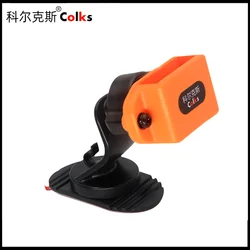 Colks Two Way Radio Bracket Handheld Radio Car 3M Vehicle Mount Holder Walkie Talkie Portable Adjustable Car Holder Bracket