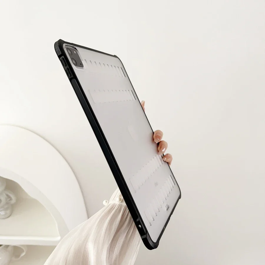 

Матовый чехол с рассеиванием тепла для iPad Pro 2025 11 12,9 13 Чехлы Air 4 5 6 7 8 9 10-го 11-го поколения 10,9 дюймов Мини-жесткий чехол