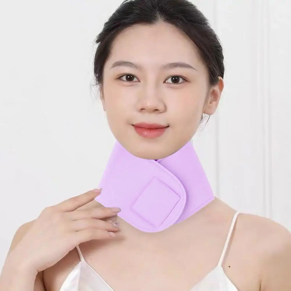 Neck Strap for Mask Anti Aging Silicone Neck Wrinkle Pads with Strap Prevent Wrinkles Lift Neck Lines Moisturize Skin for Soft