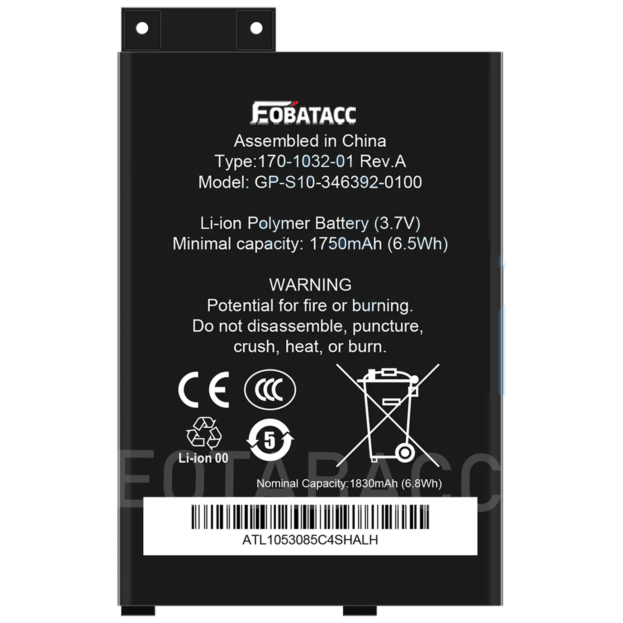2025Years Original Quality 1900mAh Kindle 3 Battery for Amazon Kindle 3 III Keyboard EReader D00901 Graphite 170-1032-00 / FS249