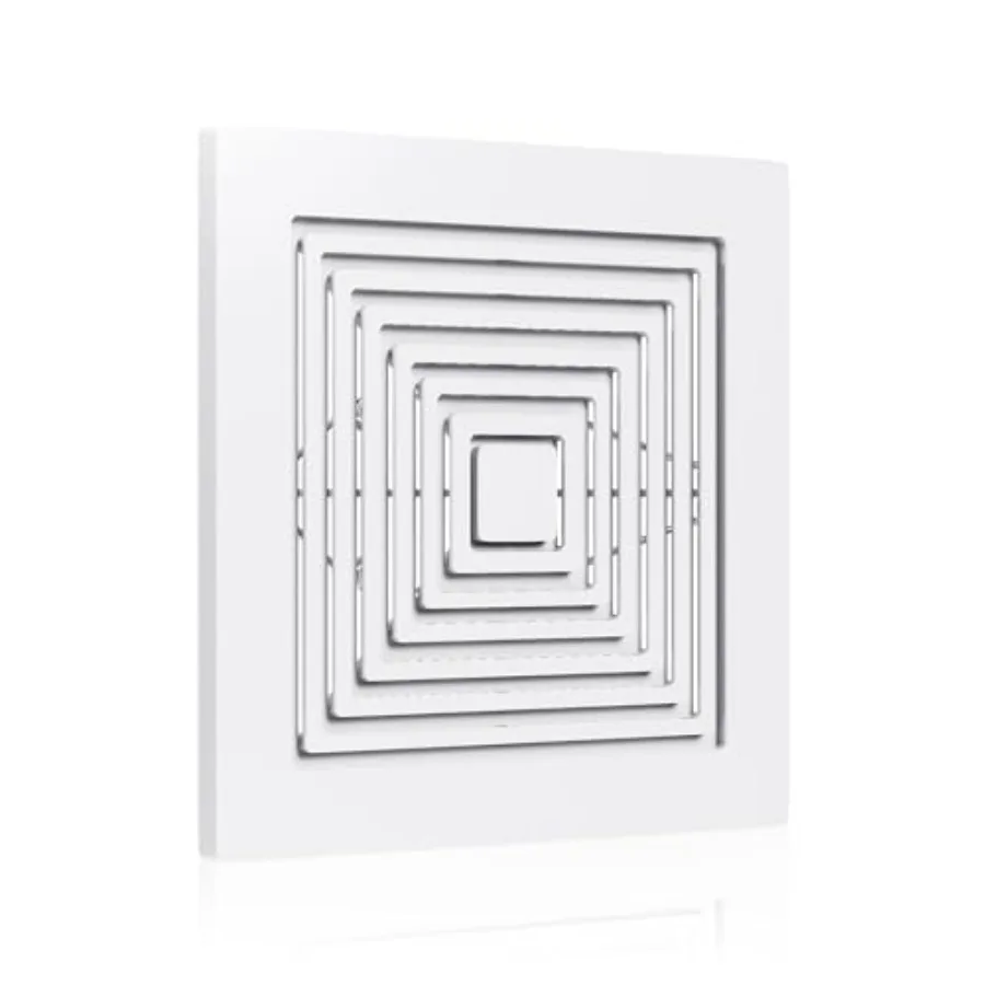 

Bathroom Vent Cover BP46 BP90 With Springs Replacement Bathroom Ceiling Fan Grille Cover For Bro-an Nut-one Exhaust Fan Square