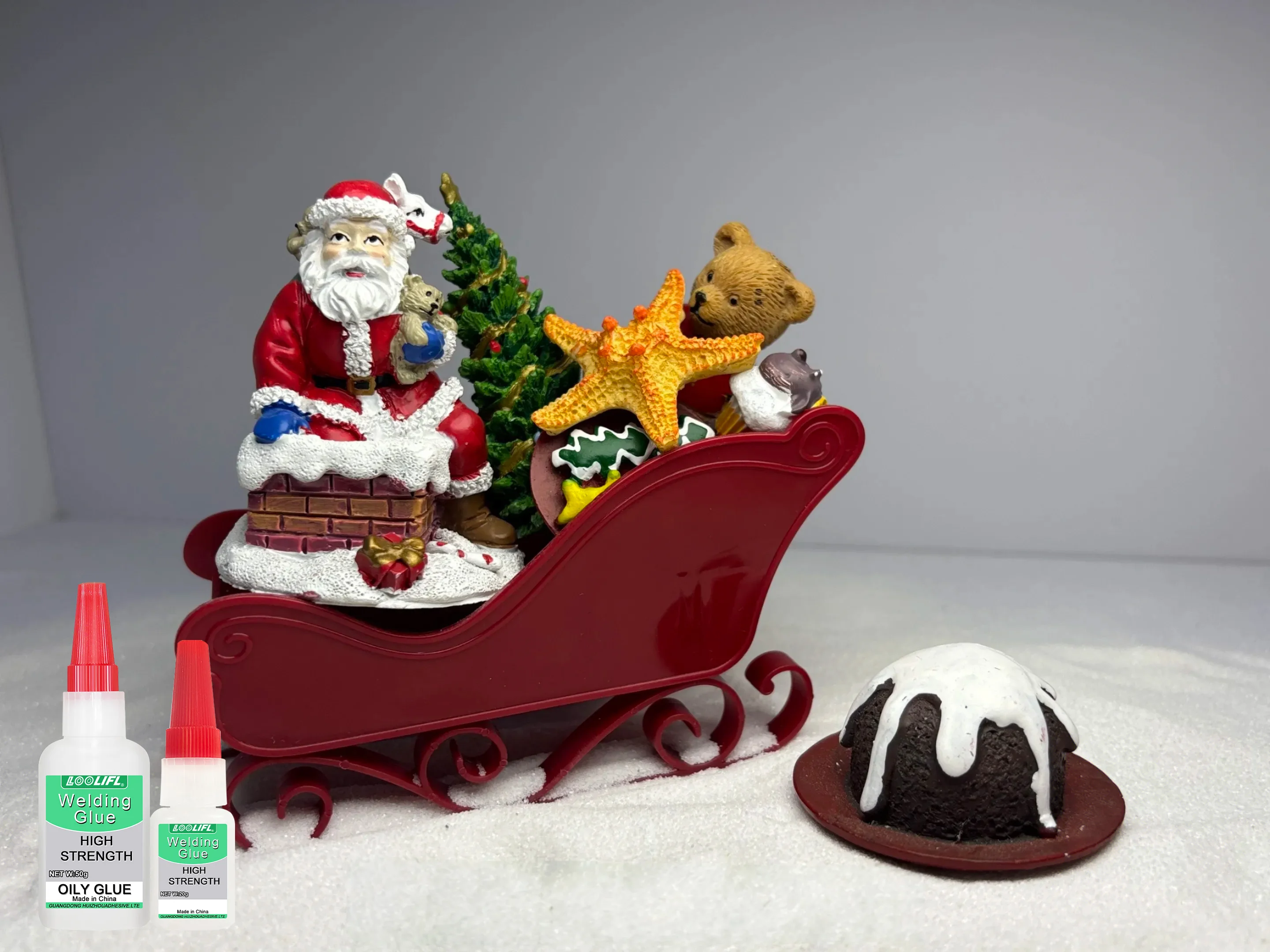 Super glue, quick drying glue, versatile glue, DIY glue, Christmas tree decoration glue, transparent, colorless, high-strength