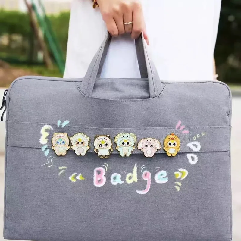 100% حقيقية Babythree شارة معدنية دبوس صندوق أعمى لعبة الشكل حقيبة ملحق جديد وصول الطفل ثلاثة المعلقات تحصيل العصرية