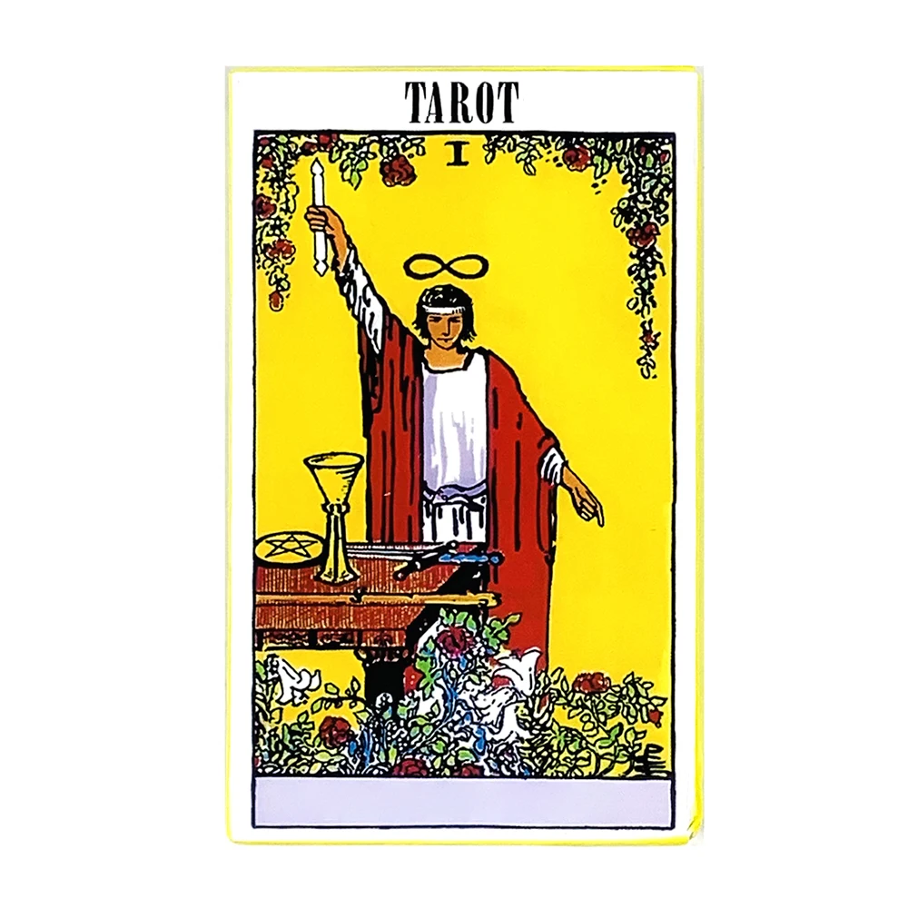Hot-selling Tarot Cards A 78PCS Tarot Deck English Version Prediction Divination Board Game, Halloween and Christmas Gifts