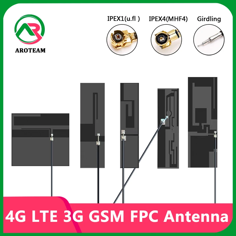 

10PCS Wholesale 4G LTE 3G GSM FPC PCB Patch Flexible WiFi Antenna 698~2700Mhz 8dbi Internal Board IPEX1 IPEX4 U.fl MHF4 SMA