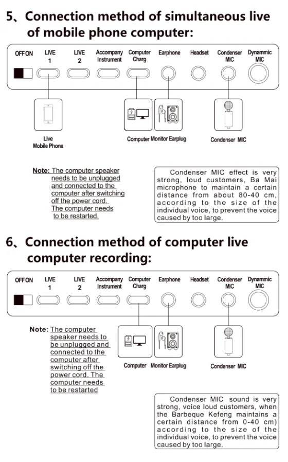 Dieci articoli Scheda audio professionale TLF Xtuga V8 II con modalità BT Alta qualità o per uso professionale