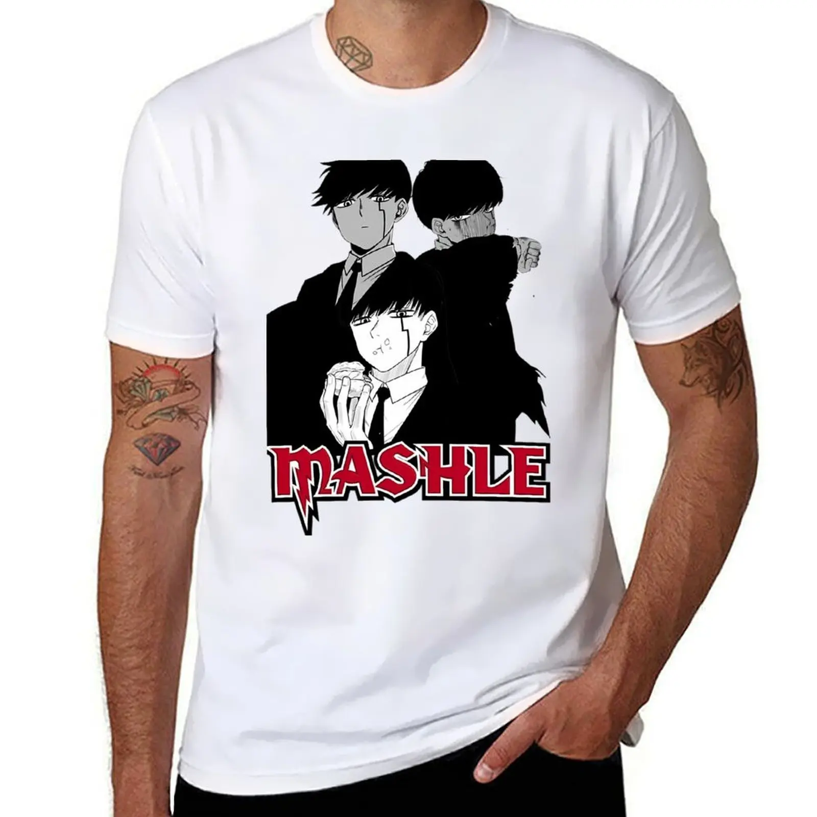 

Mashle - Mash T-Shirt t shirt custom print t shirt man luxury T-Shirt