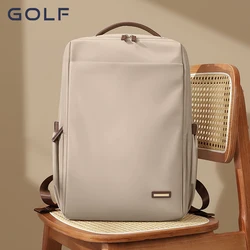 GOLF backpack for women, simple and versatile, large capacity computer backpack, casual commuting, college student backpack