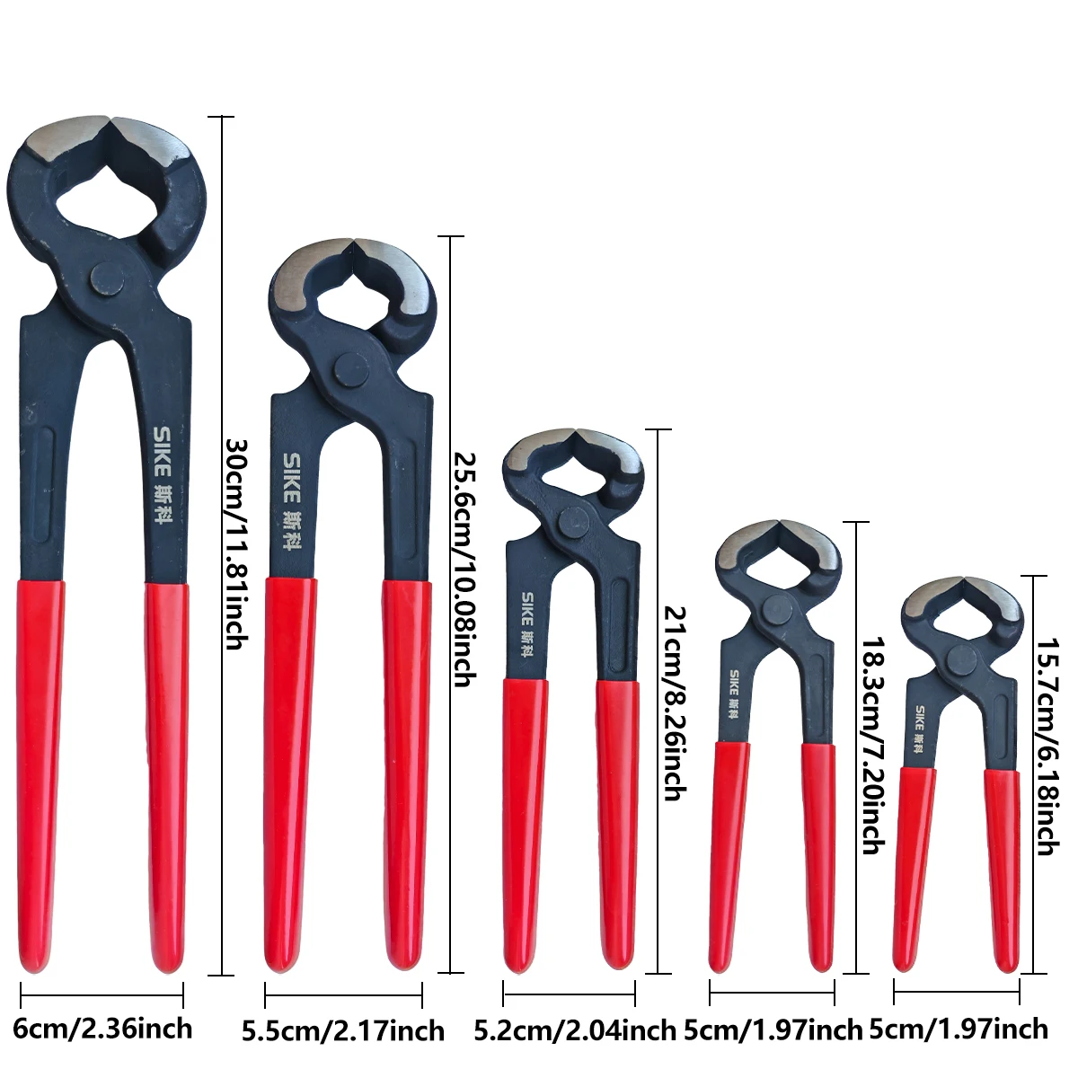 Functional top cutters professional tire repair pliers with rubber handles for carpentry, tire repair and nail removal, etc. image 2