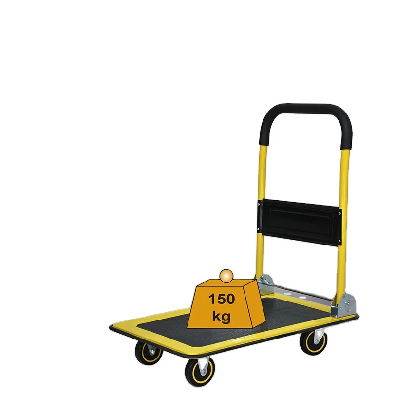 

CROWNMAN Hand Tools Foldable Platform Truck 150kgs 300kgs Capacity Hand Trolley Shopping Carts Modern Shopping Trolley Flat