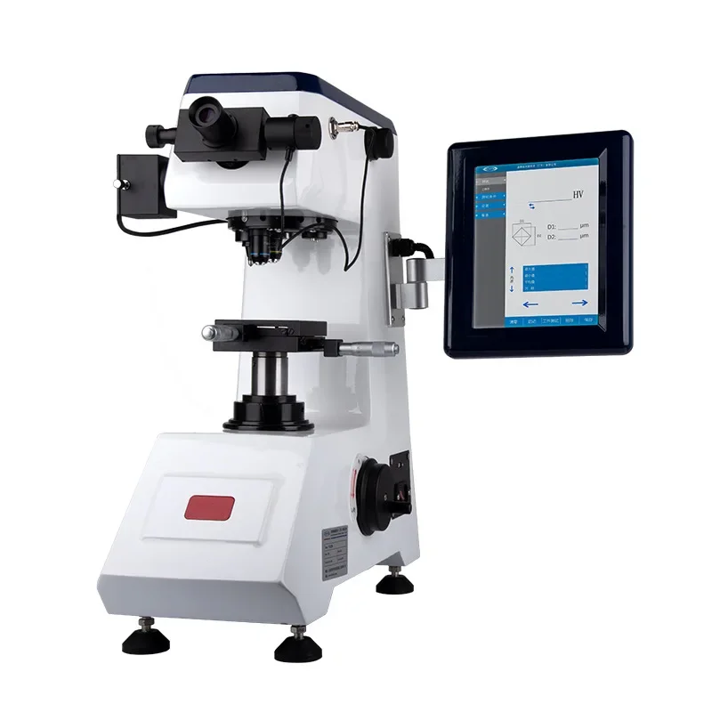 Integrated micro Vickers hardness tester with built-in CCD system to automatically heat of the surface of the carburized layer