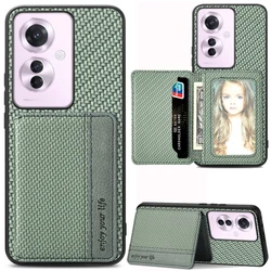 Reno13 F 13F 12F 12 14 FS 5G Luxury Case For OPPO Reno 11F RFID Leather Wallet Magnet Back Cover Reno 14F 11A 13 12 10 Pro Funda