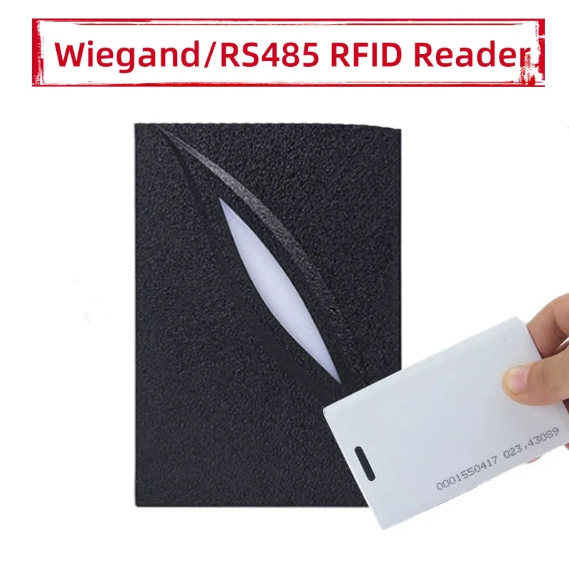 

KR100E Proximity Contactless door smartcard reader lector tarjetas inteligentes lector rfid 125khz wiegand access card reader