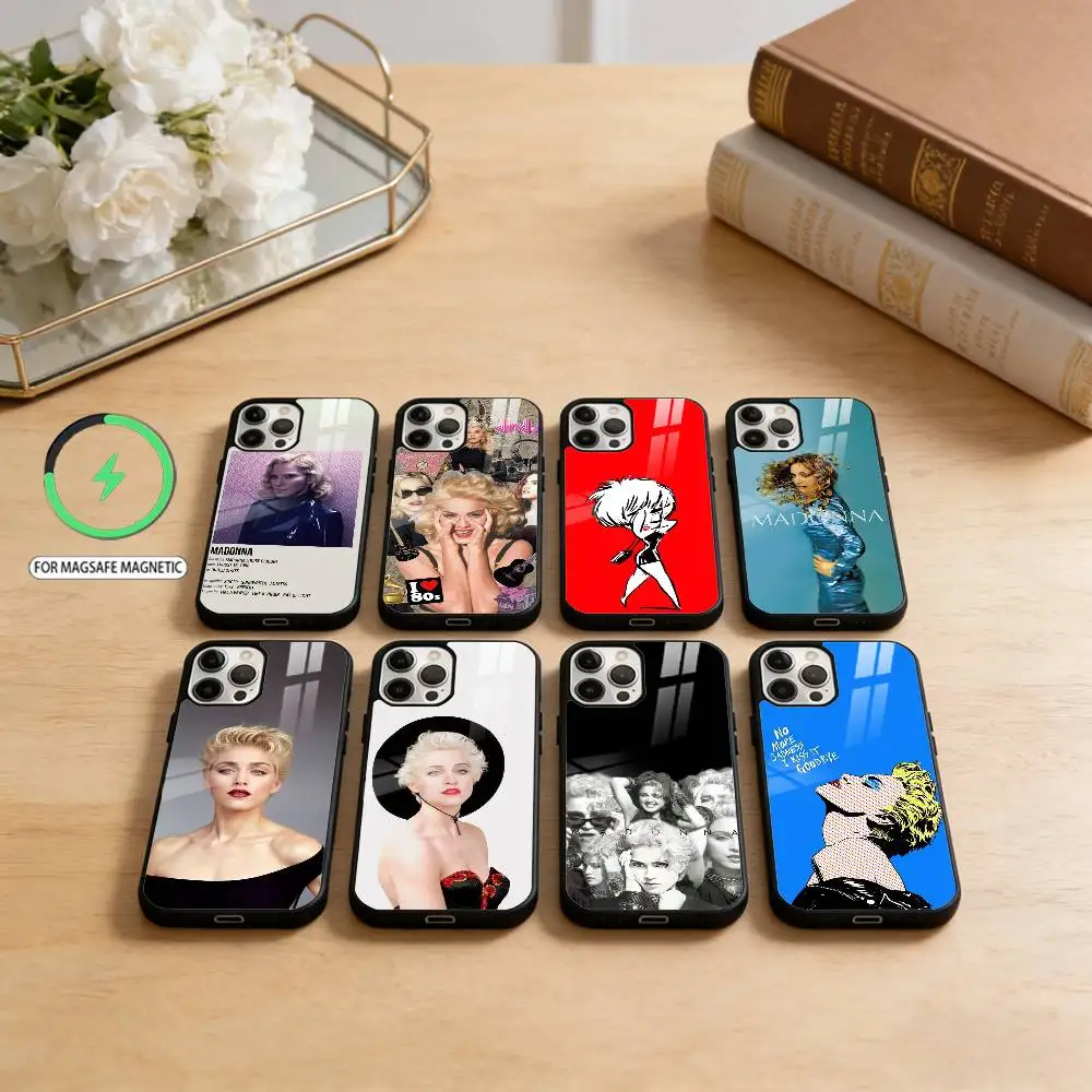 

Singer M-Madonna Phone Case For iPhone17,16,15,14,13,12,11 Plus,Pro Max Magnetic For Magsafe Wireless Charging
