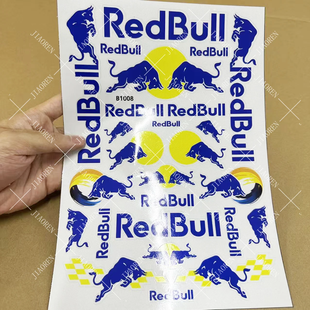 ملصقات شعار ملصقات ريد بول عاكسة لسيارة Ktm Honda سوزوكي كاواساكي ياماها