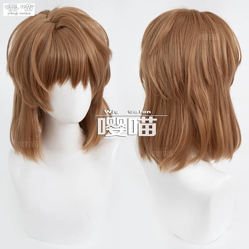 

Haibara Ai Miyano Shiho Cosplay Wig Anime Detective Conan 40CM Wig Brown Heat Resistant Synthetic Hair Play Wigs Halloween Party