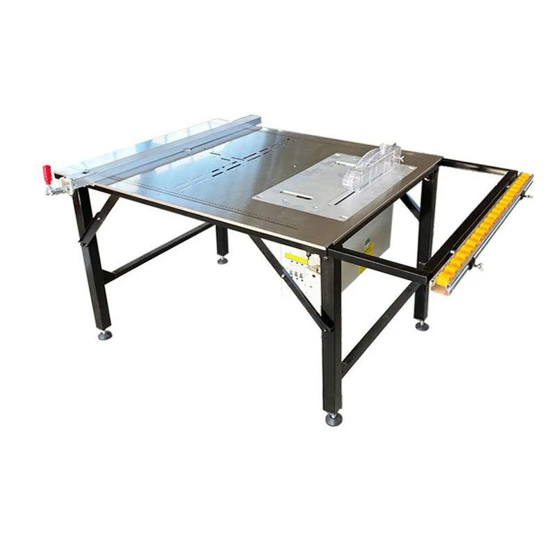 Table saw multi-functional saw table push table, woodworking table multi-station