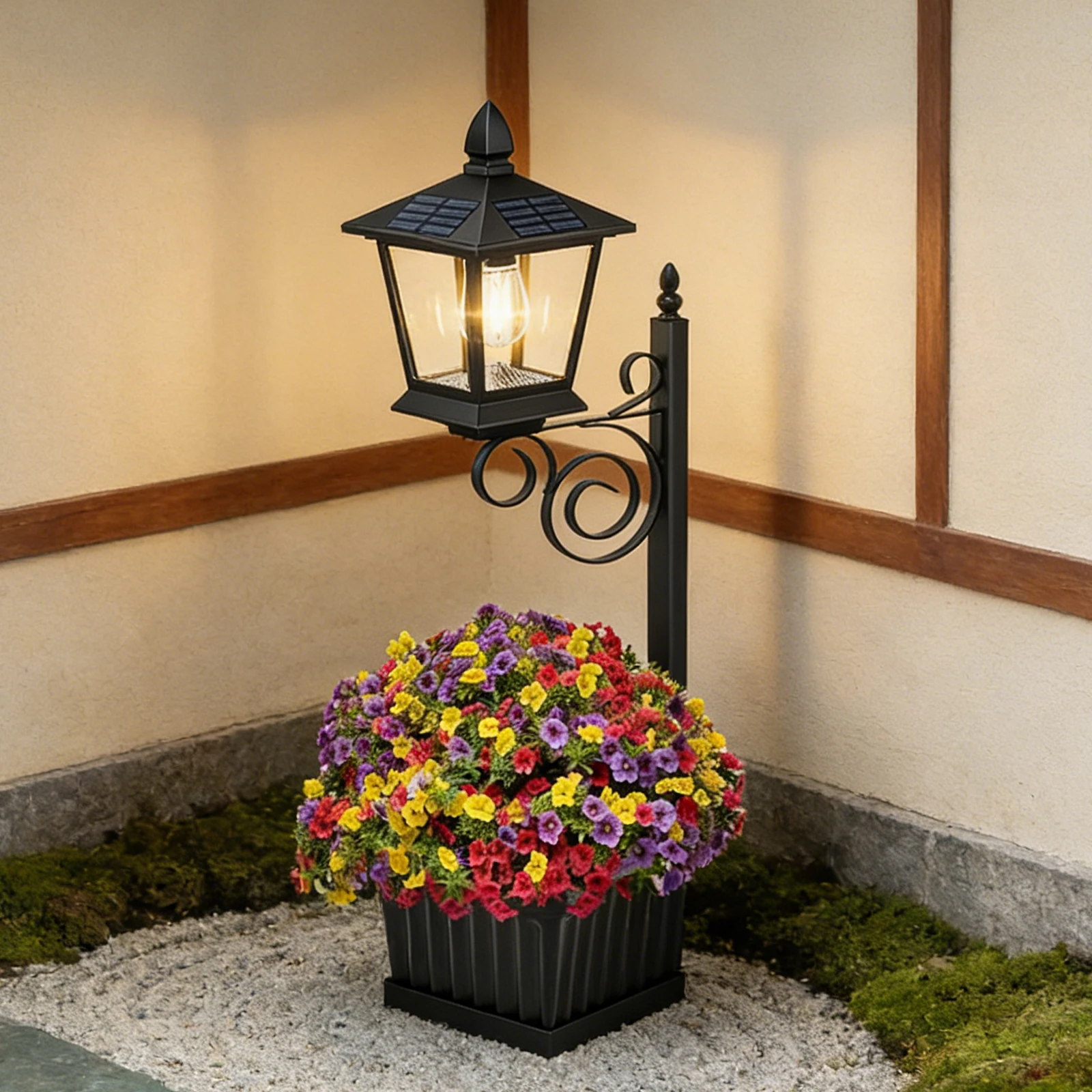 2-in-1 Solar Planter Lamp 8-10 - огляд і ціна Outdoor Lighting Front Yard