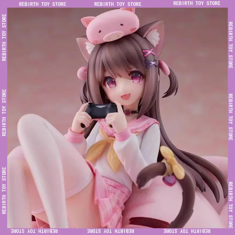 

18cm Original Painting Diary Series Action Figure Fragrant Wind Intelligence Nightgown Figure Collectible Toy Sitting Posture