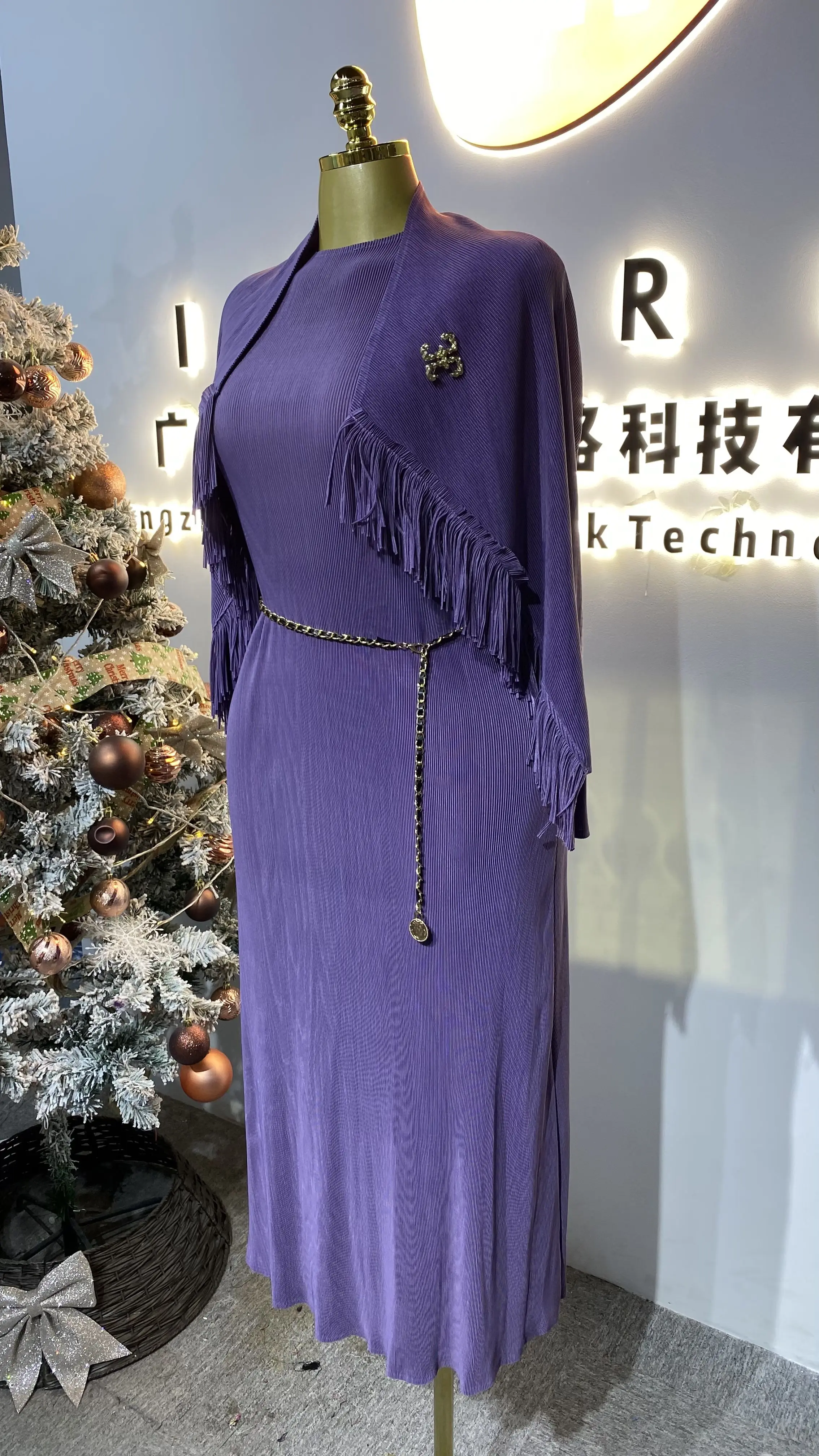 Women's Plus Size Midi Skirt, Elegant Casual High-Quality Solid Color Women's Party Pleated Two-Piece Skirt-GZXX550