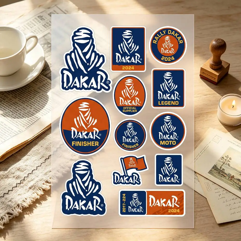 D-Dakar R-Rally Motorcycle Stickers Are Reflective Durable Easy To Peel And Highly Decorative
