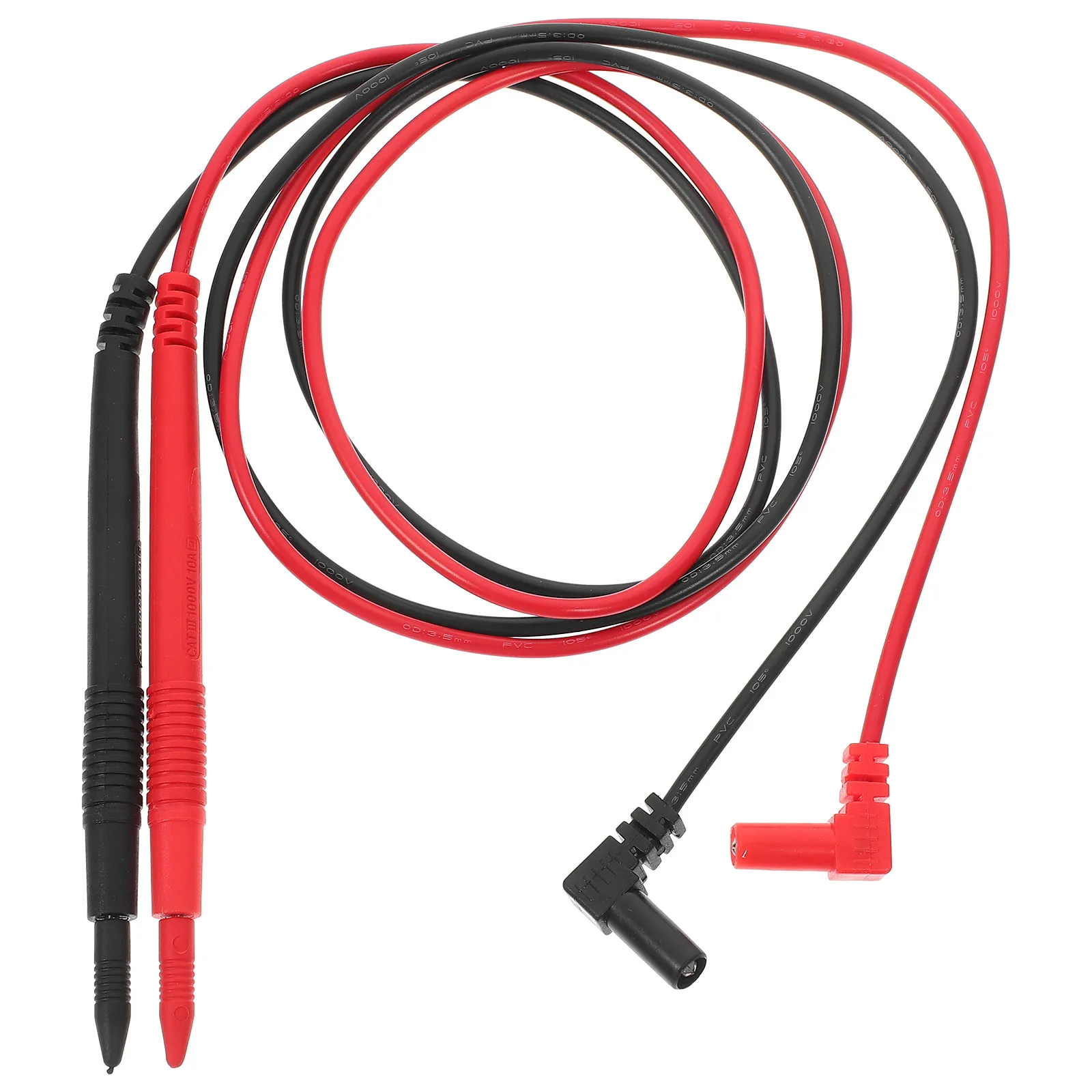 1Set Digital Multimeter Test Leads Flexible Strong Wire 1000V 10A High Efficiency Testing Tool for Technicians Portable Multi