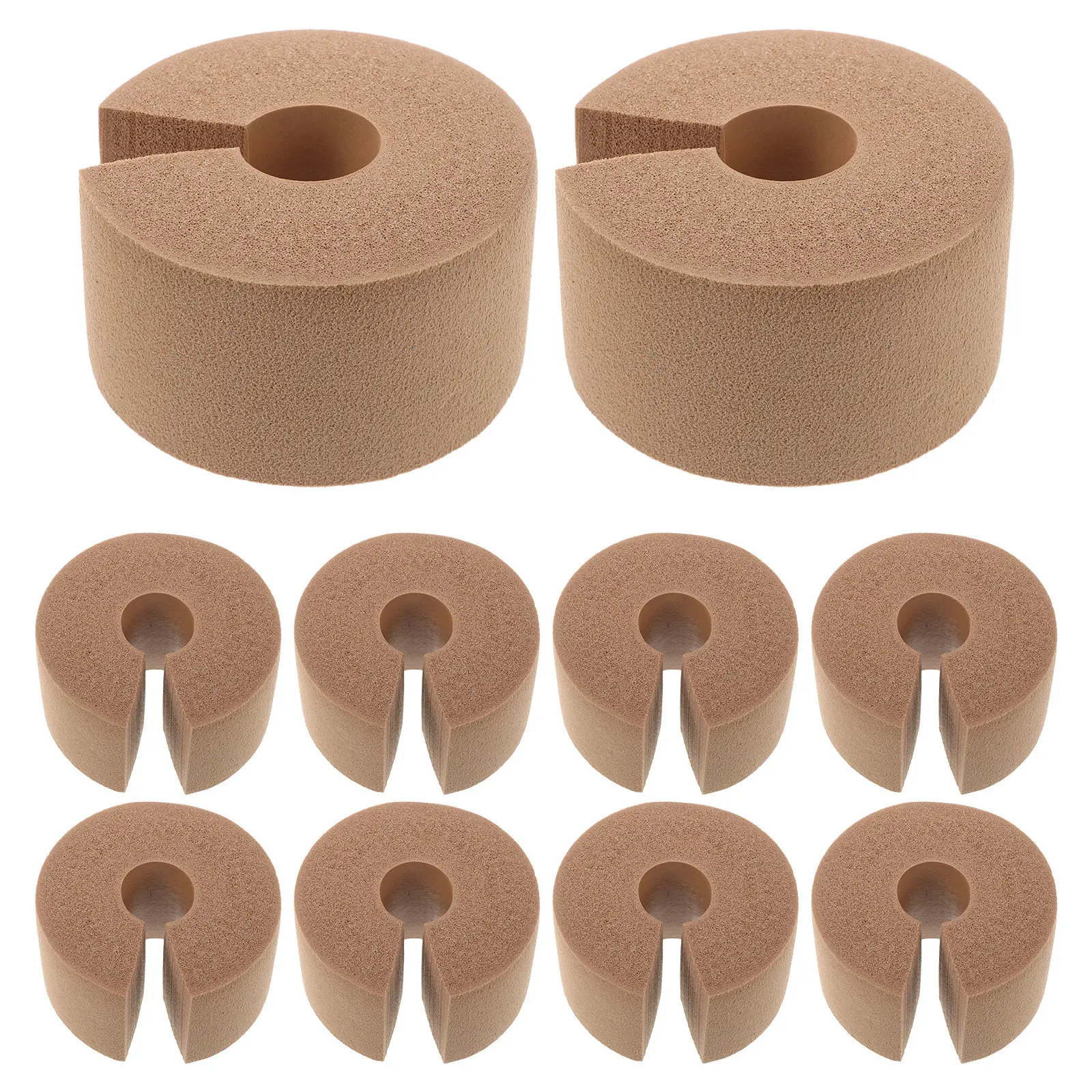 10Pcs Soft Door Stopper Foam Bumper Guards for Door Pinch Protection Finger Safety Cushion Pet Nursery Bedroom Office