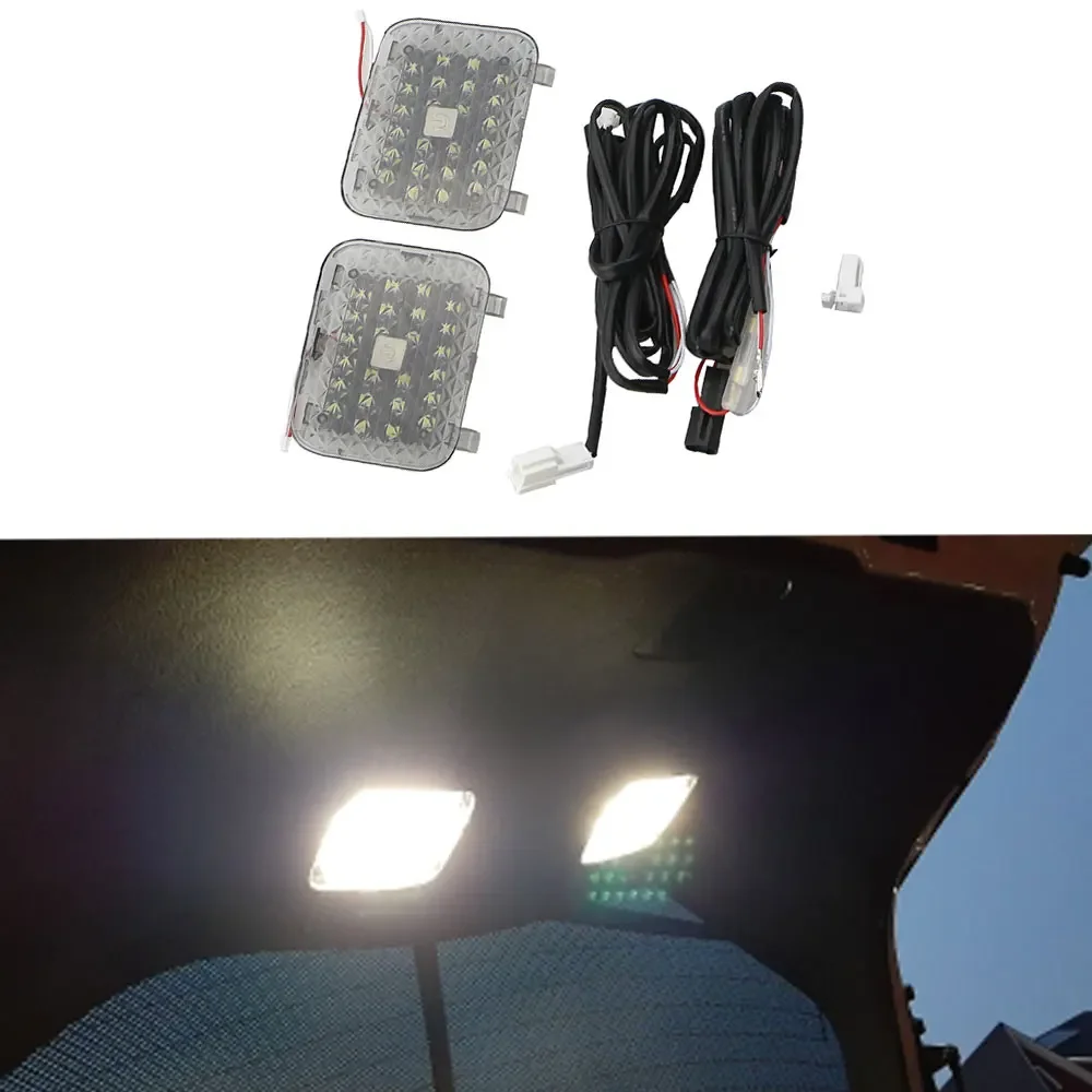 2Pcs LED Trunk Roof Reading Lights for Toyota CHR C-HR 2016 - 2023 Car Reading Lamps Accessories