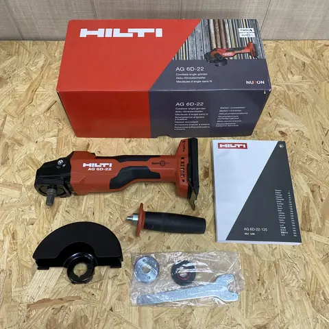 새로운 NURON HILTI AG 6D 22 5 ATC 리튬 이온 5인치 무선 브러시리스 앵글 그라인더 - 본체만