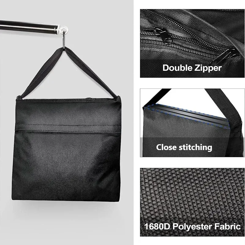 4pcs/2pcs/1pc Black Sand Bag Weight Bags For Photography Studio Video Studio Stand Sandbag For Light Stands Boom Arms Tripods