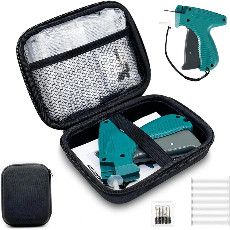 -MEOF Tagginggun Kit con custodia rigida, tagginggun per abbigliamento, attacco standard per microstitch al dettaglio per vestiti