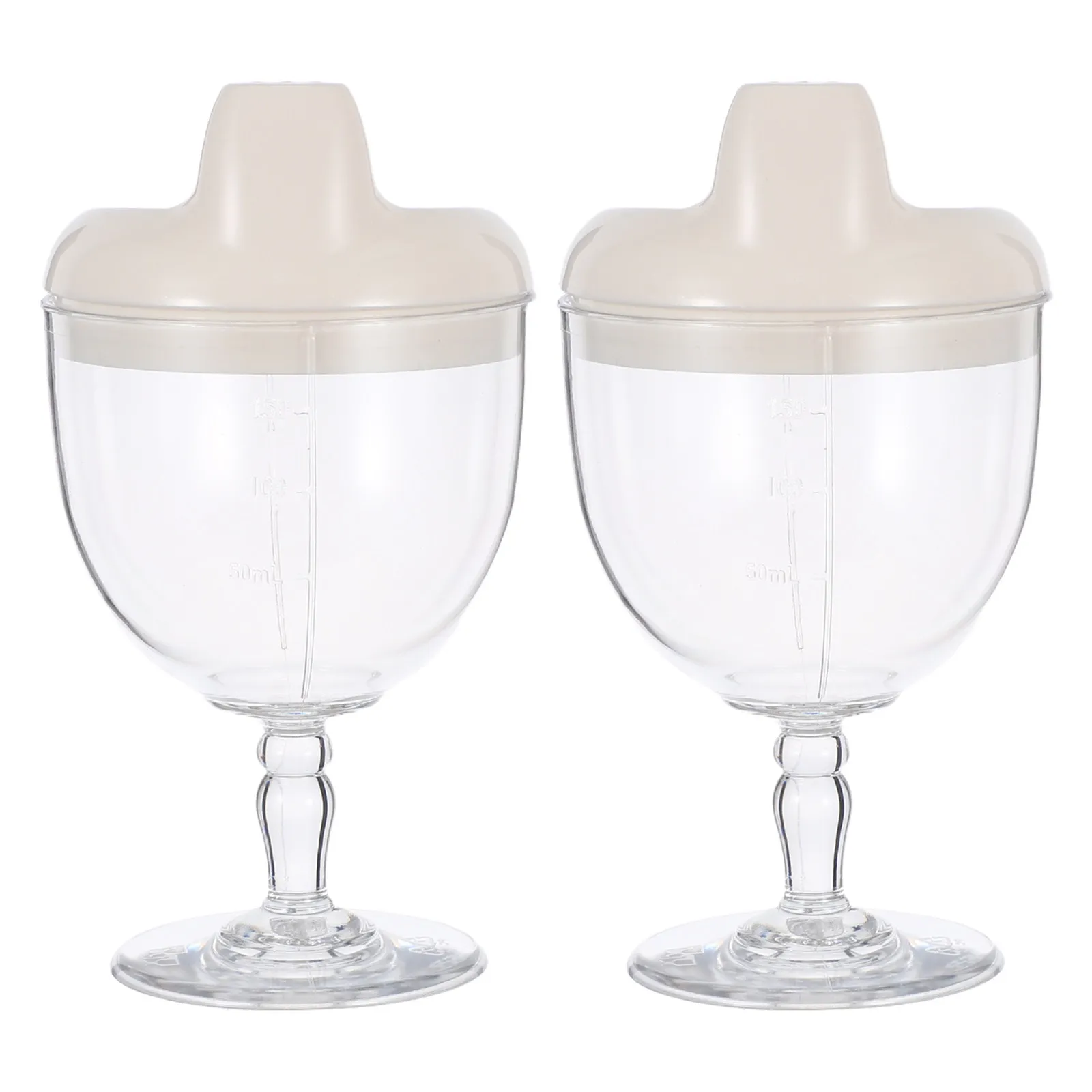 

2Pcs Toddler Sippy Cups 150Ml Leak Proof Baby Learning Cups with Comfortable Grip Wide Mouth Easy Clean for Daycare Outdoor Home