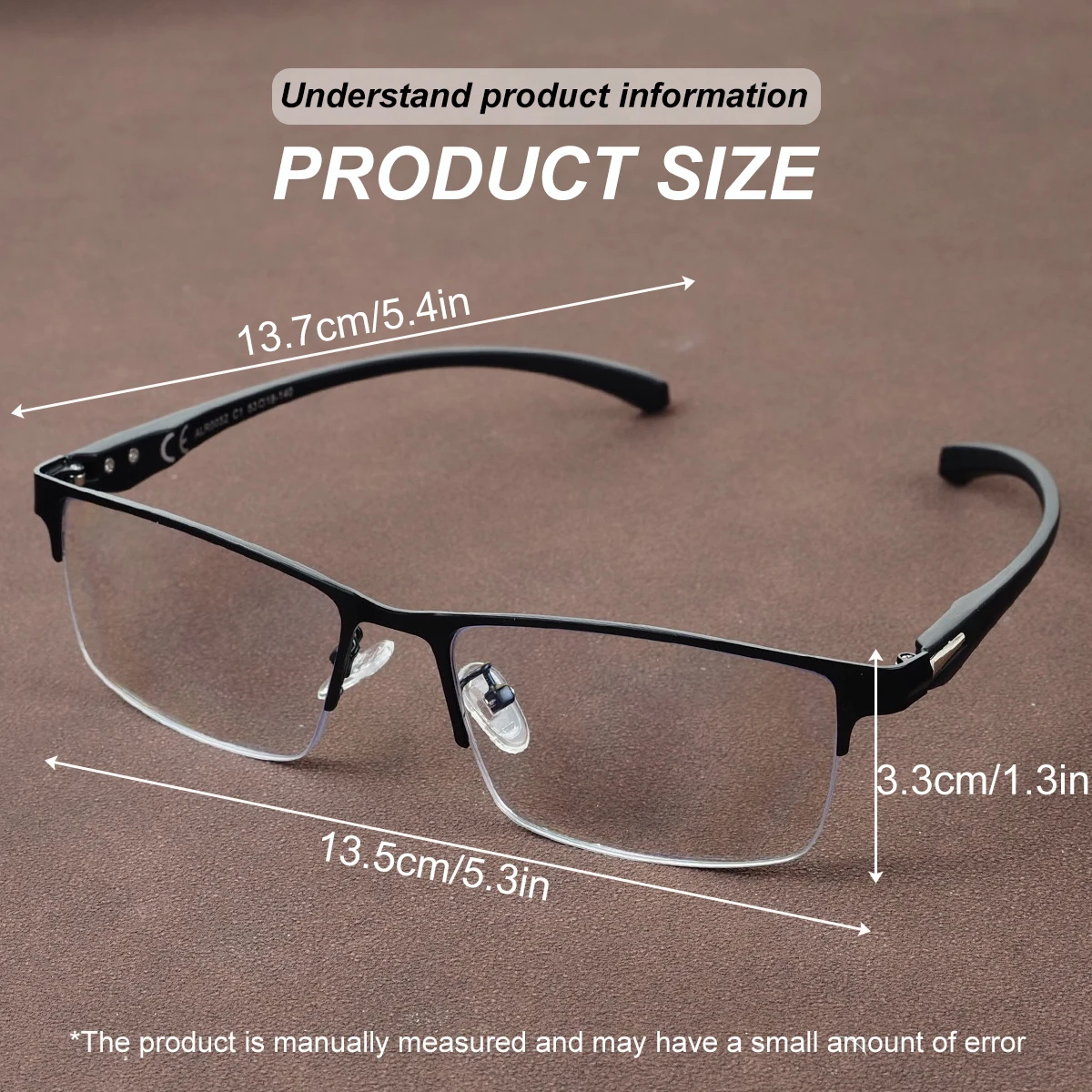 نظارات قراءة فوتوكروميك متعددة البؤر تقدمية، إطار مرن Tr، تأتي مع نظارات قراءة متكاملة مجانية، للجنسين. #5