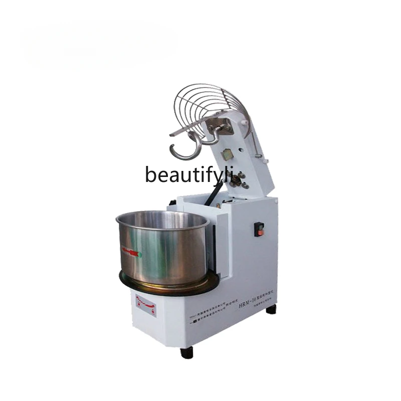 

Commercial food mute household special vertical head-up stainless steel bucket double-action dough mixing machine