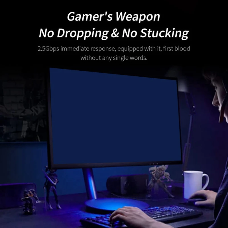 Scheda PCIE di gioco scheda di rete Gigabit da 2500Mbps 10/100/1000Mbps RTL8125B RJ45 Computer cablato adattatore di rete pci-e 2.5G