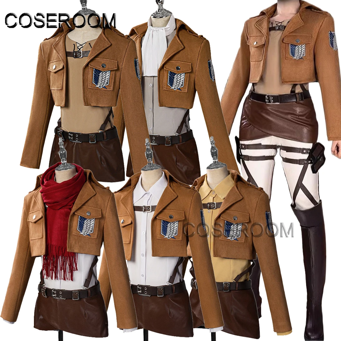 

Плащ исследовательского корпуса, накидка «Атака Титанов» Shingeki no Kyojin Eren Jaeger Mikasa Levi Ackerman Hange Armin Historia, карнавальный костюм