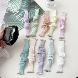 Scrunchie Elastic Candy Loop Strap For Redmi Watch 4 Smart Watch Bracelet For Xiaomi Mi Band 8 Pro WristBand Correa Accessories